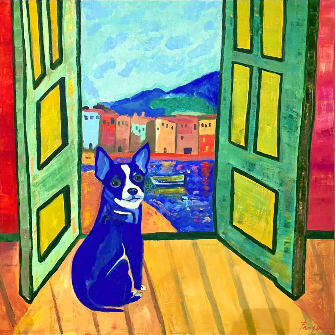 Chihuahua en la ventana - artwork.details.viewImage 1